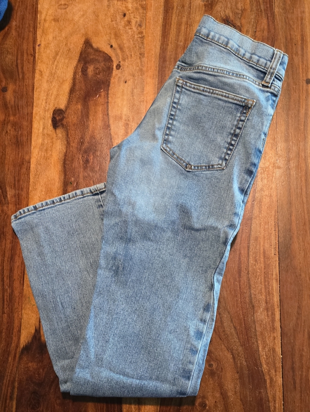 GAP Light Blue Stretch Straight Denim Jeans